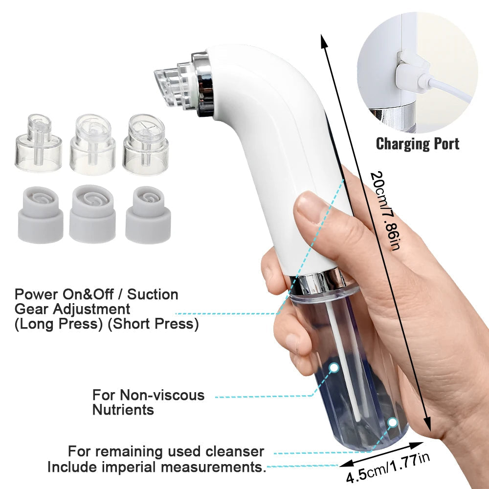 Professional Nose Blackhead Remover Vacuum - Deep Cleansing with Suction Technology