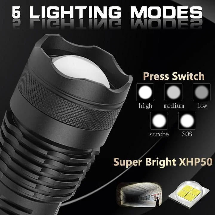 Powerful 90000 Lumens LED Torches – The Best Flashlight for Any Adventure