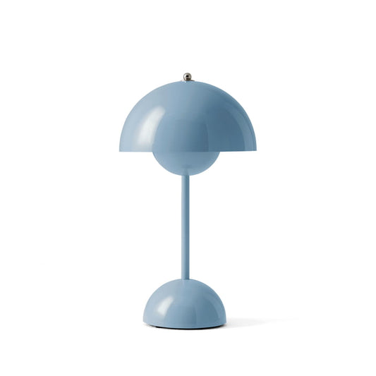 Minimalist Flowerpot Table Lamp - Rechargeable Bedside Lamp & Cordless Design Mushroom Shaped Lamps