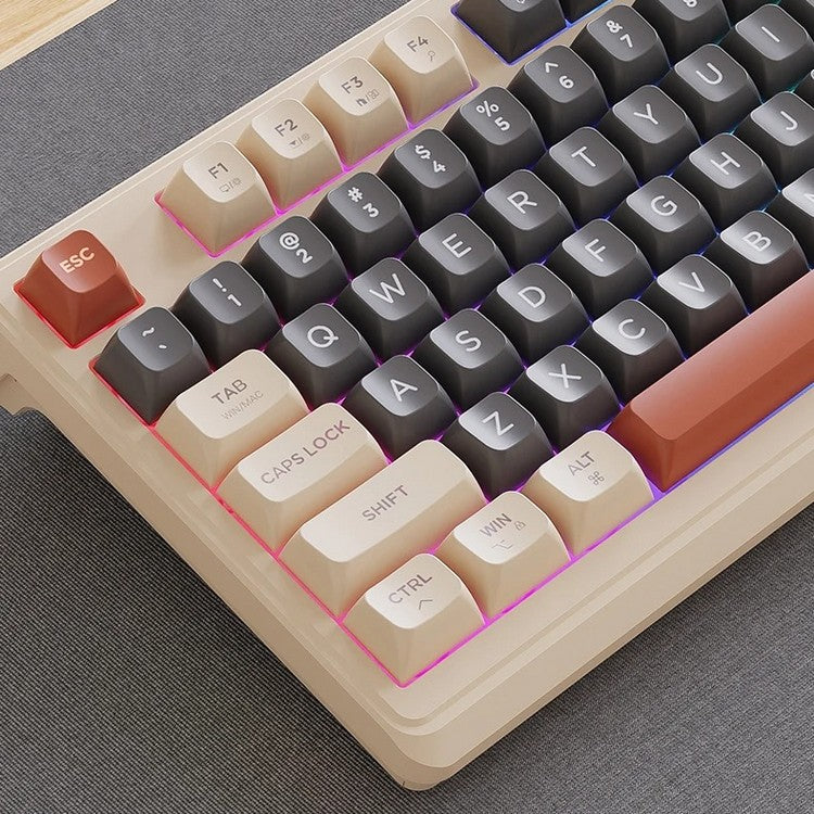 Silent Mechanical Keyboard - Cool Gaming Wireless Design with Display