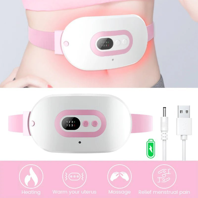 Menstrual Belt Period Cramp Relief Massager