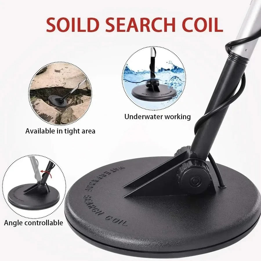 Professional Underground Metal Detector - High Accuracy for Gold Detecting & Treasure Hunting