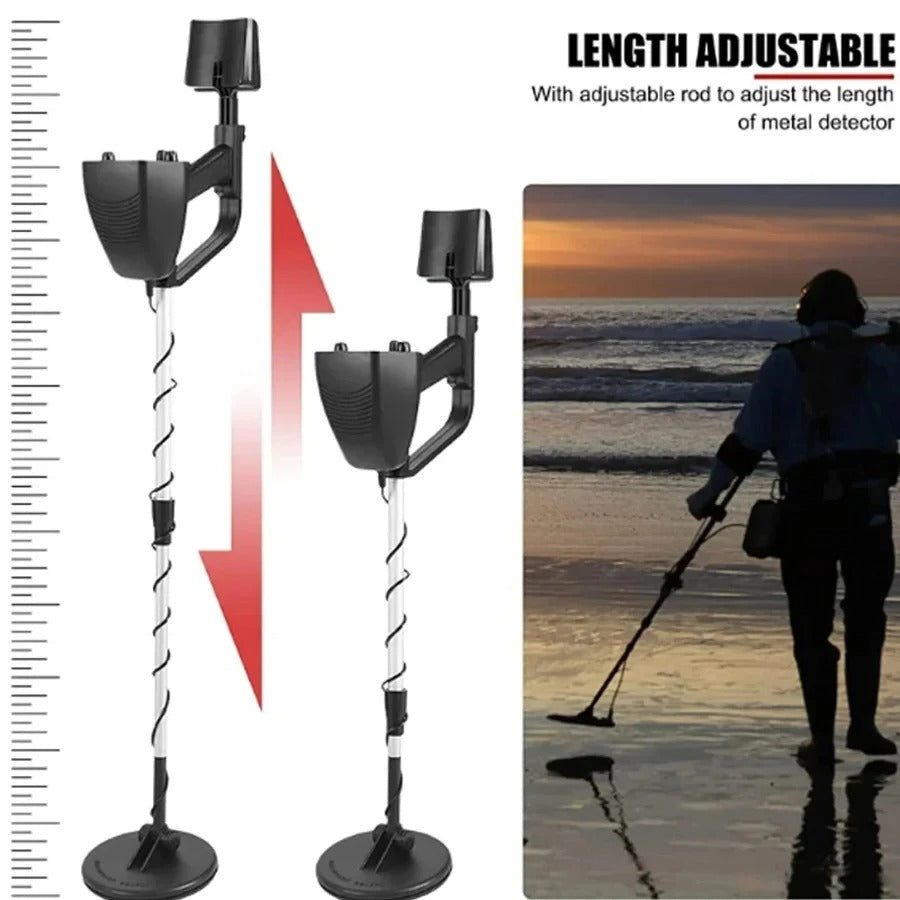 Professional Underground Metal Detector - High Accuracy for Gold Detecting & Treasure Hunting