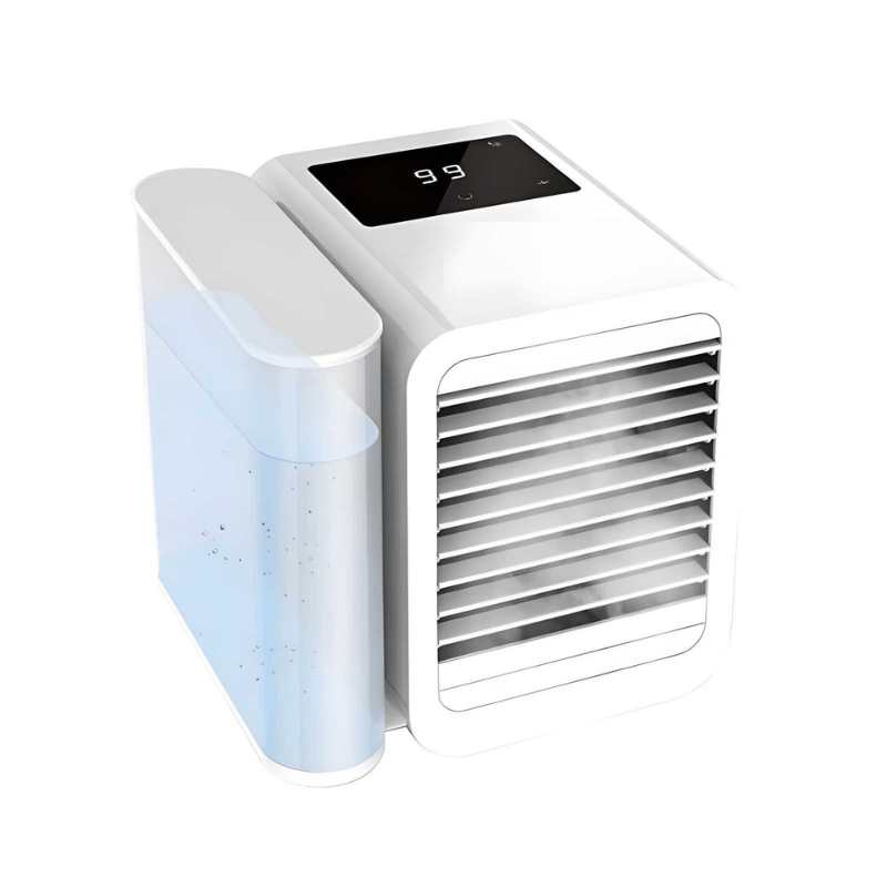 MicroCool Mini Air Conditioner Portable Evaporative Swamp Cooler with 1000ml Water Tank