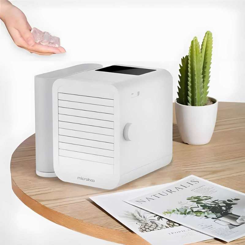 MicroCool Mini Air Conditioner Portable Evaporative Swamp Cooler with 1000ml Water Tank