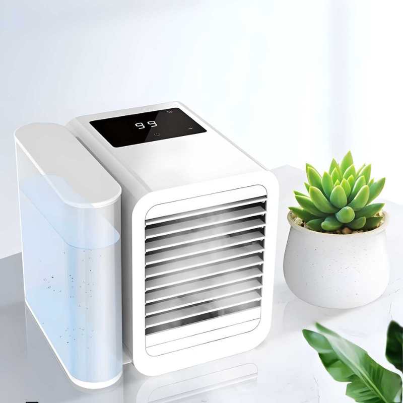 MicroCool Mini Air Conditioner Portable Evaporative Swamp Cooler with 1000ml Water Tank