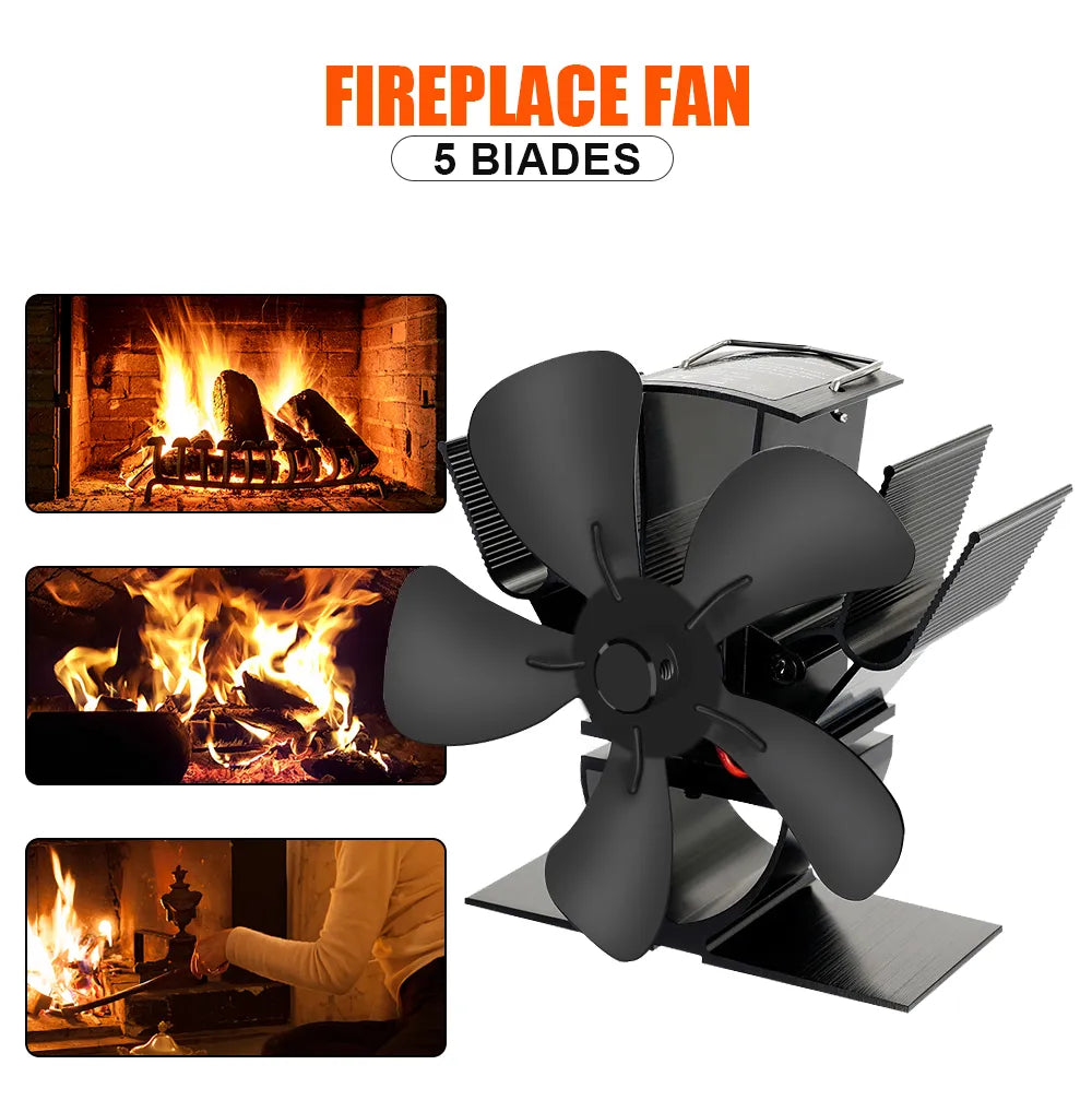 Best Wood Burner Stove Fan for Log Burning Fire Stove