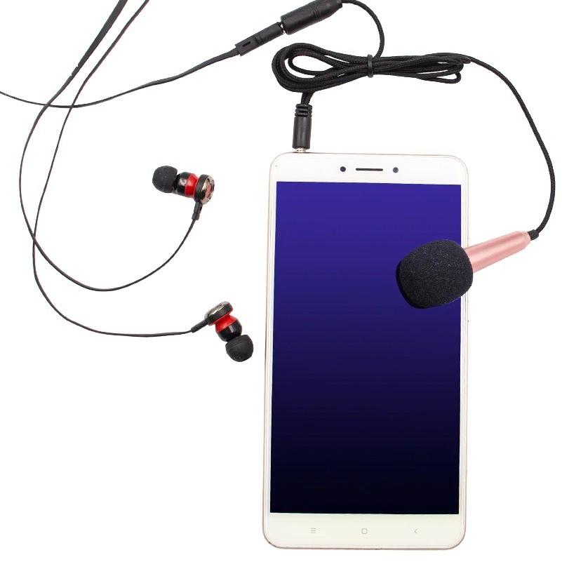 Portable 3.5mm Karaoke Microphone