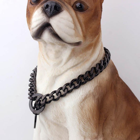 Big Hip Hop Chains Dog Collar 15mm