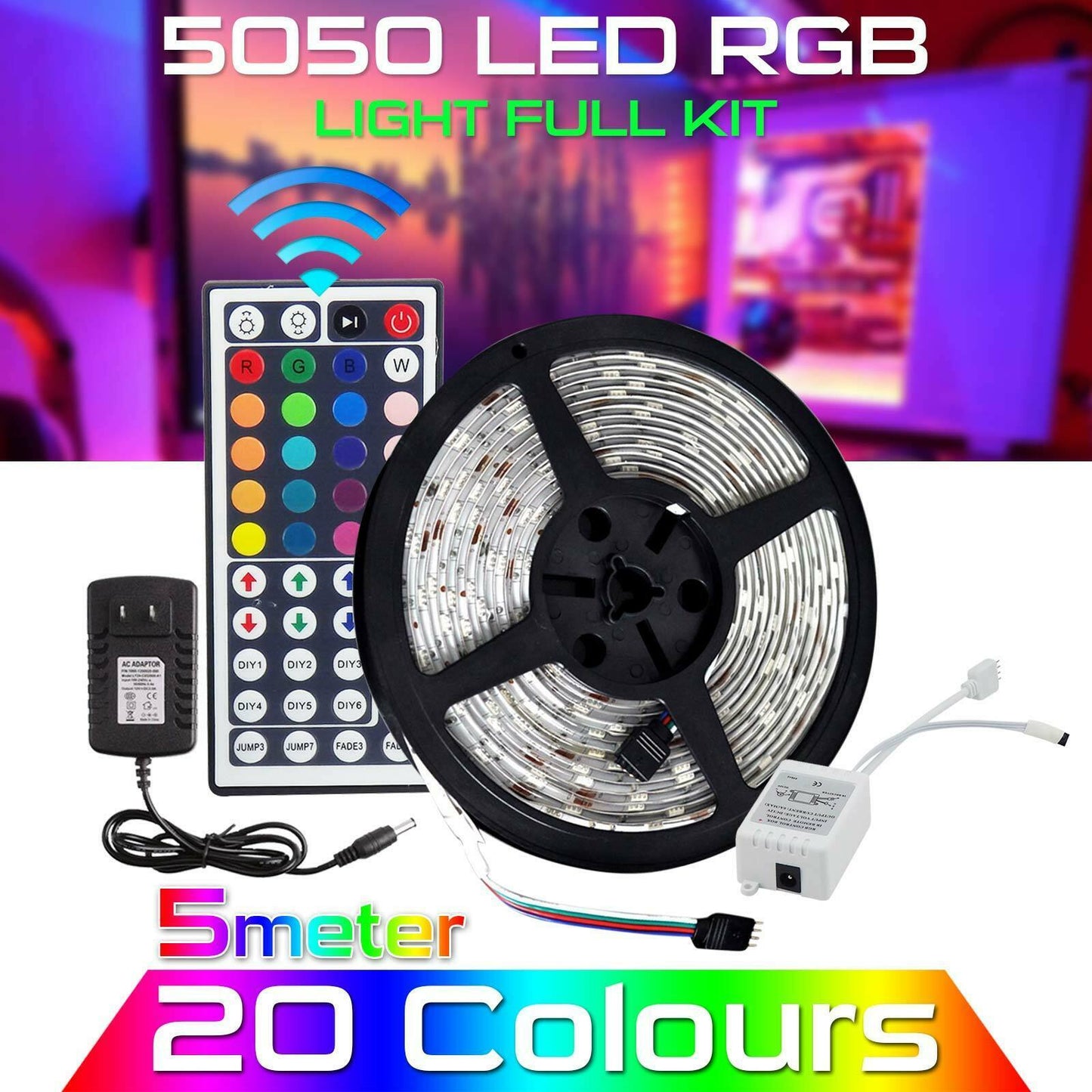 Led Strip Lights | 20 colors rgb Led Strip