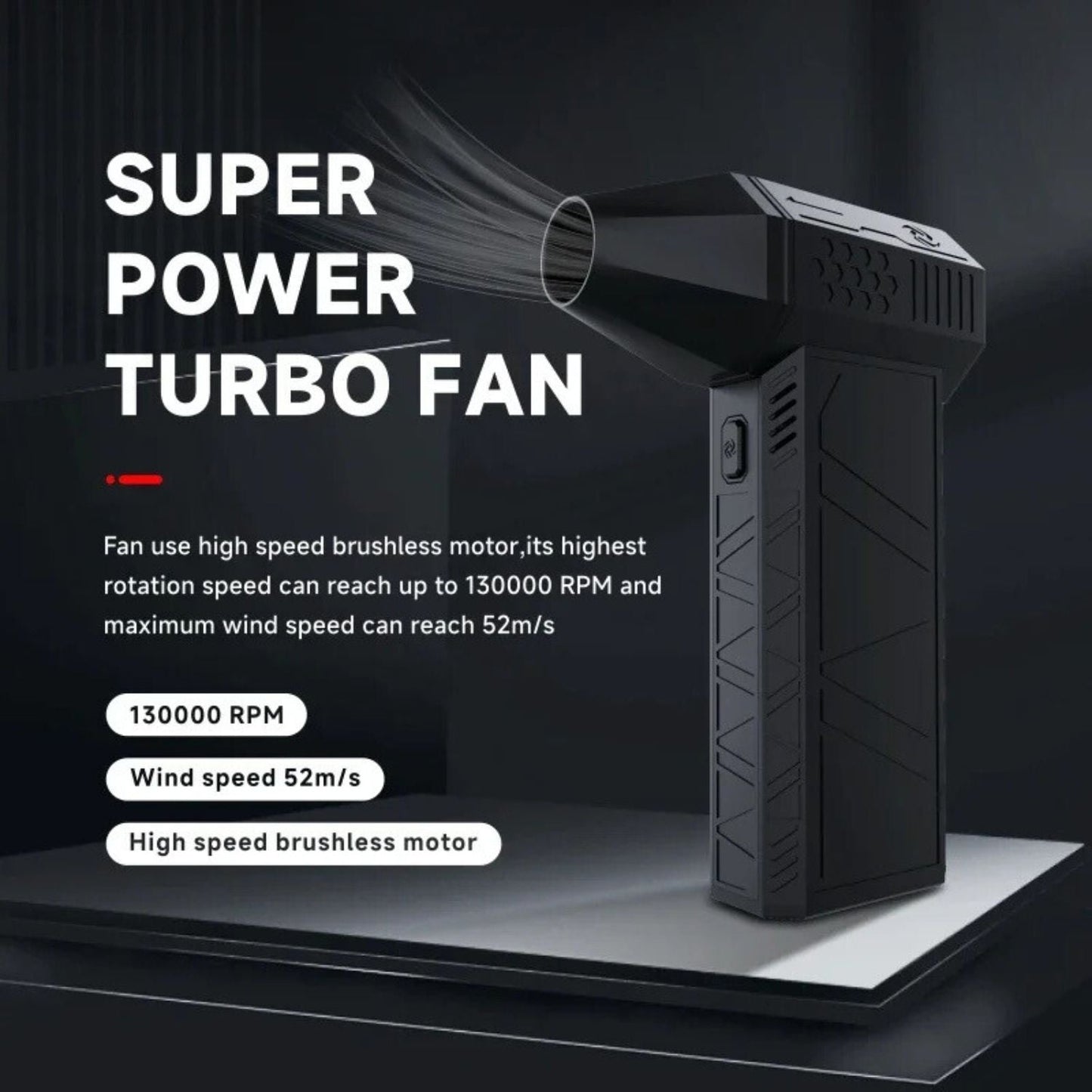 Mini Jet Fan - Compact and Portable Turbo Fan for On-the-Go Use