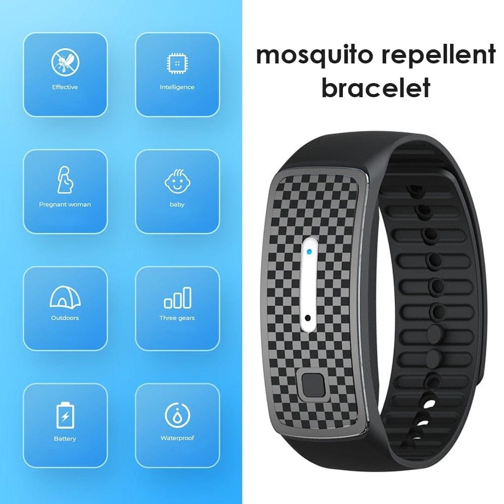 Ultrasonic Mosquito Band USB Charging Mosquito Repellent Bracelet Best Insect Repellent Wristband