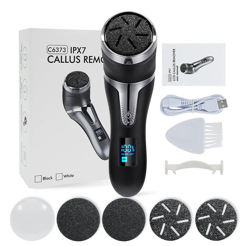 Electric Callus Remover Foot Corns Dead Skin Treatment Rechargeable Scraper Plumice Peel for Soft Toes